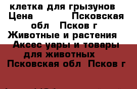 клетка для грызунов › Цена ­ 1 500 - Псковская обл., Псков г. Животные и растения » Аксесcуары и товары для животных   . Псковская обл.,Псков г.